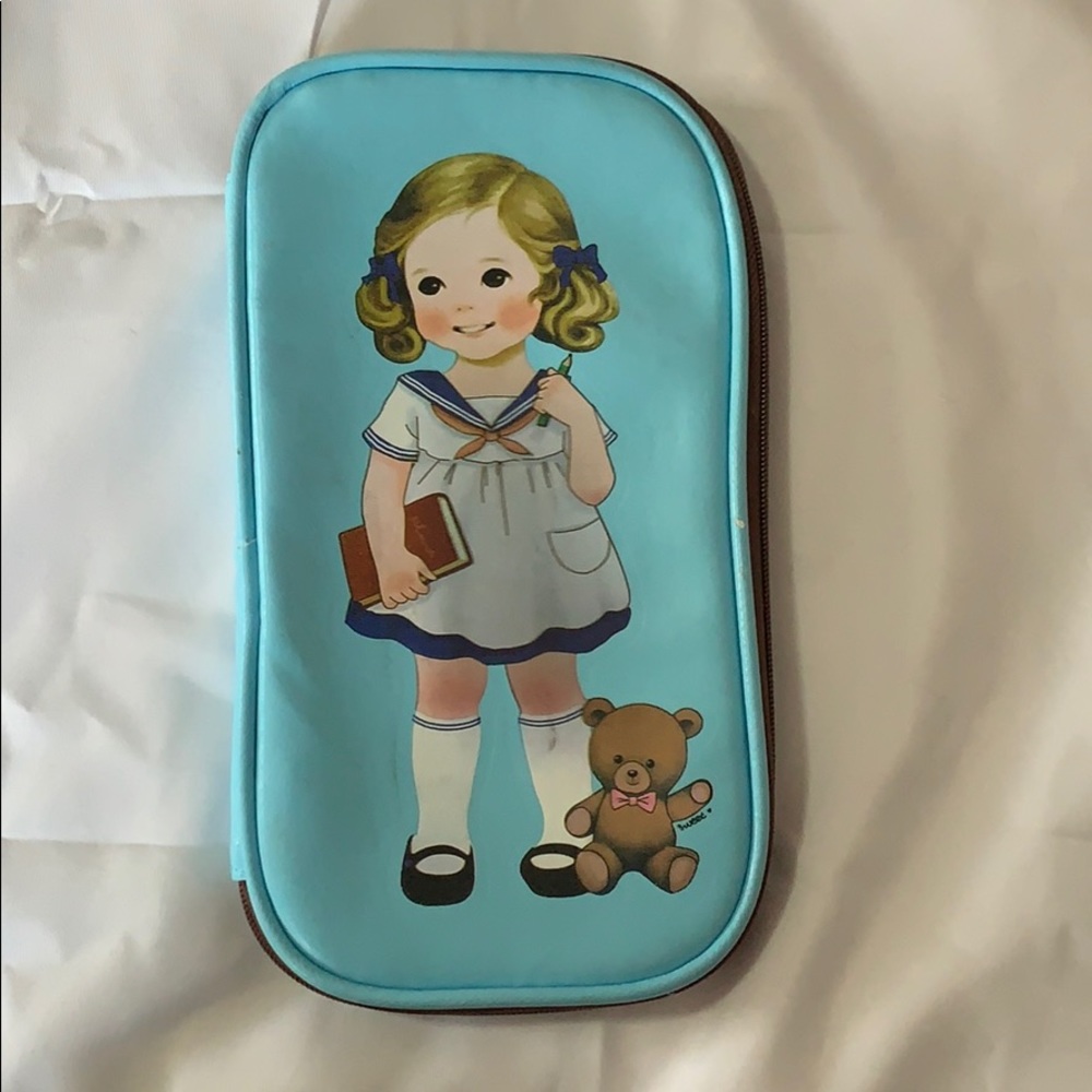Vintage Paperdoll Mate Zippered Carrying Case